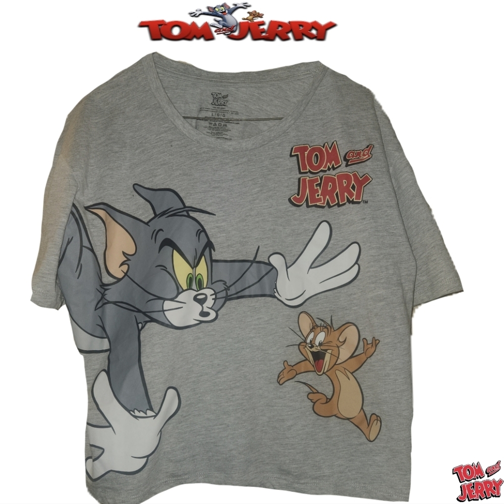 TOMand JERRY CROP Top